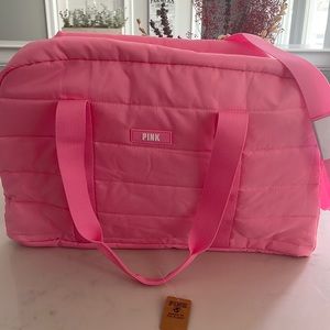 Pink Victoria’s Secret bag. Brand new with tags
